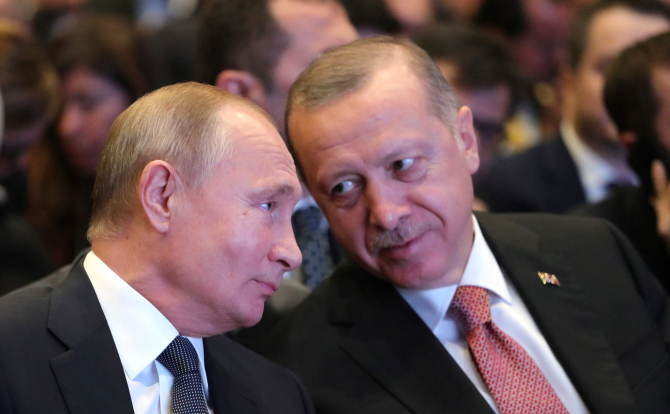 Vladimir Putin si Recep Tayyip Erdogan