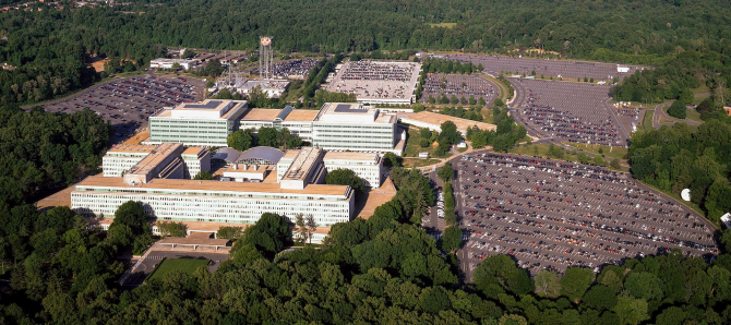 Sediul central al CIA din Langley, Virginia