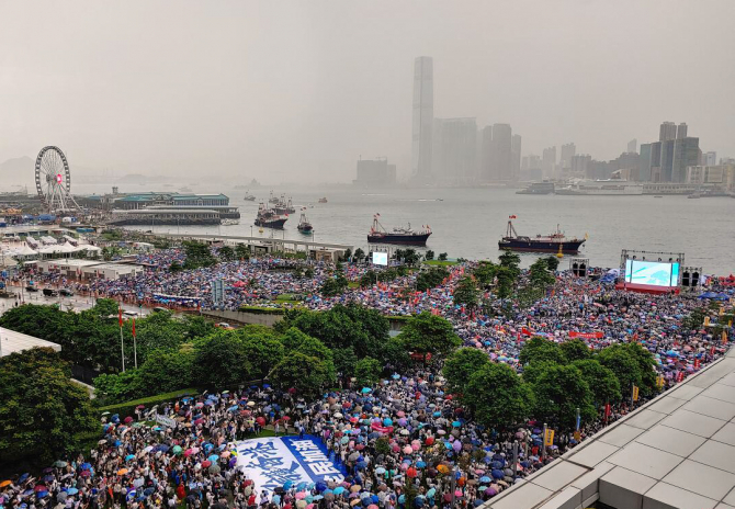 Mișcarea Umbrelelor, Hong Kong