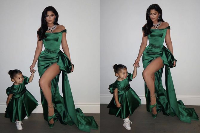 Kylie Jenner și fiica sa Stormy