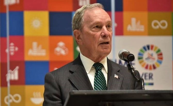 Michael Bloomberg, miliardar american şi candidat la învestitura democrată pentru alegerile prezidenţiale din noiembrie