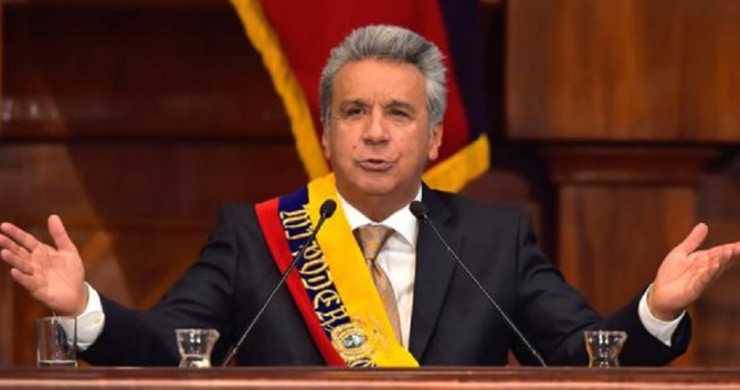Preşedintele Ecuadorului, Lenin Moreno, şi-a expus vineri interpretarea personală a aceea ce înseamnă, în opinia sa, 'hărţuirea sexuală