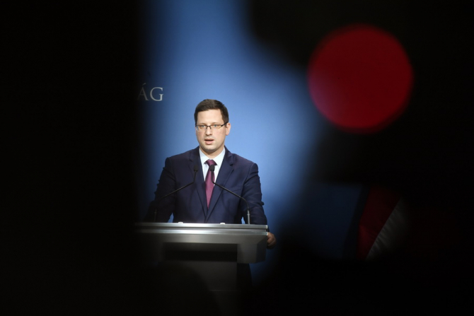 Gulyás Gergely, șeful cancelariei premierului ungar / Foto: MTI