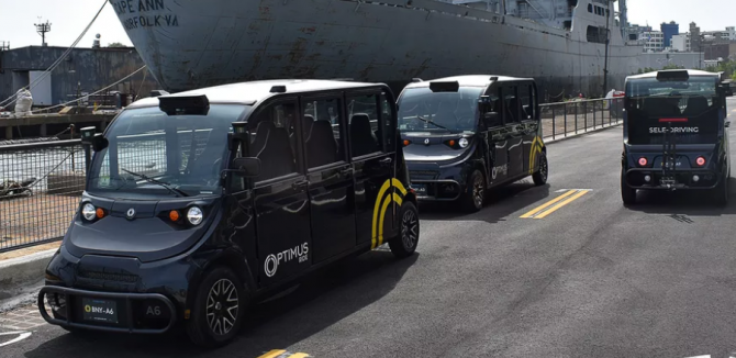 Optimus Ride, compania americană a lansat pe piață prima linie de taxiuri fără șofer