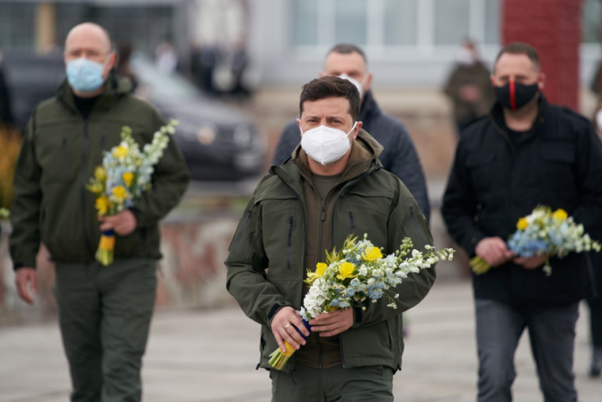 Președintele Ucrainei, Volodimir Zelenski, la Cernobîl