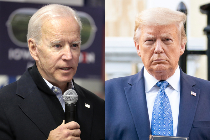 Joe Biden l-a depășit în sondaje pe Donald Trump