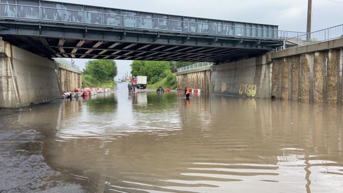 Inundații în județul Botoșani