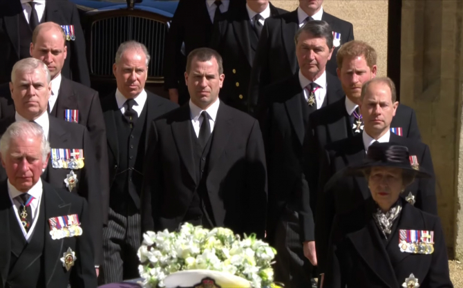 Înmormantarea prințului Philip