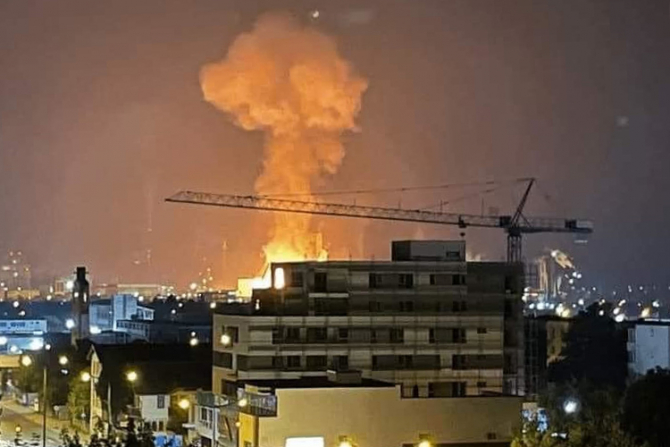 Explozie la Azomureș