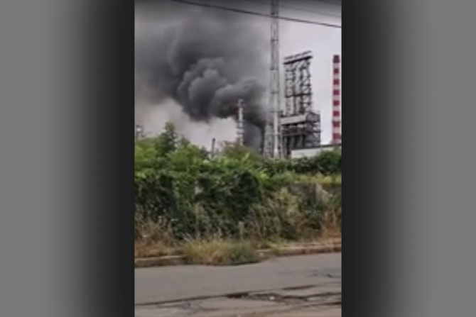 INcendiu la raginărial Lukoil din Ploiești