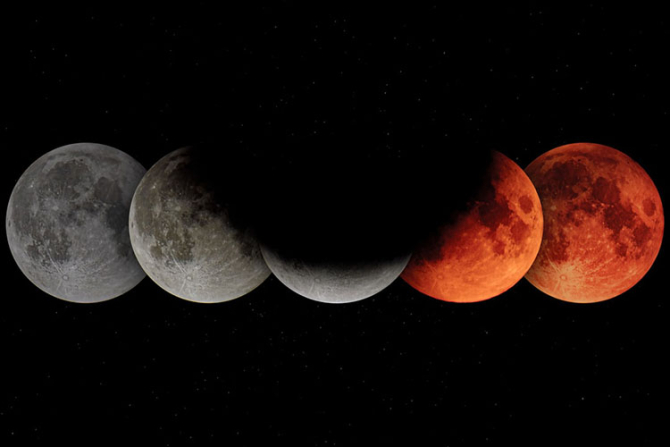 Eclipsa de lună are loc pe 19 noiembrie