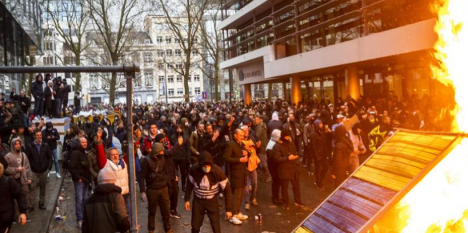 Proteste violente la Bruxelles