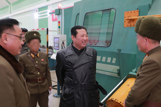 Kim Jong Un este deosebit de mulțumit / Foto: KCNA