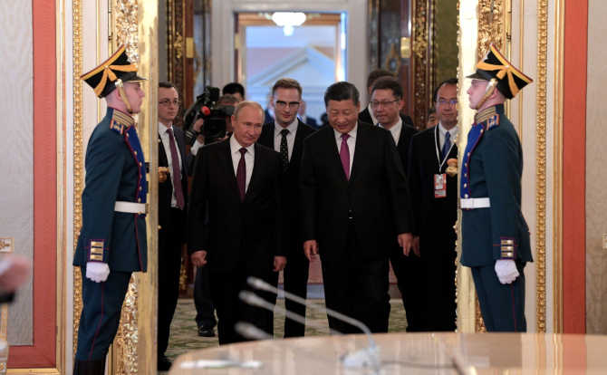 Vladimir Putin și Xi Jinpung / Foto: kremlin.ru