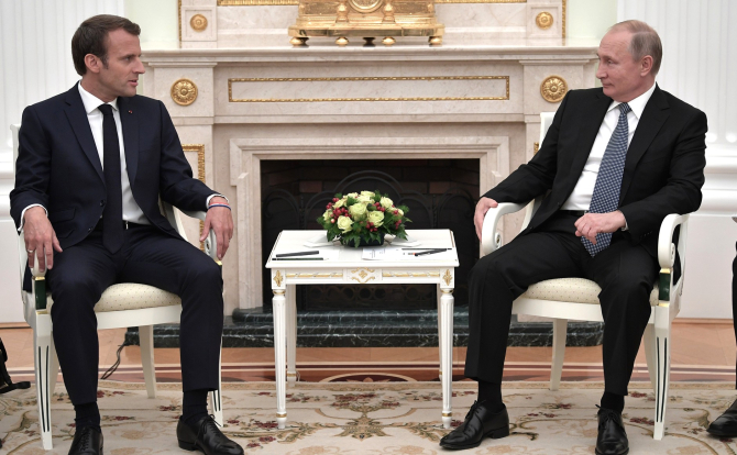 Macron a întâlnit la Moscova un Putin mai DUR, diferit de cel pe care-l cunoștea/ Foto: kremlin.ru