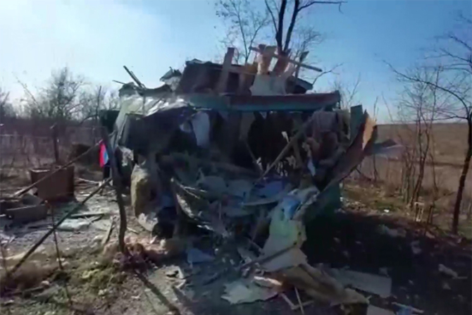 FSB îi acuză pe ucraineni că au bombardat un post de pază a graniței