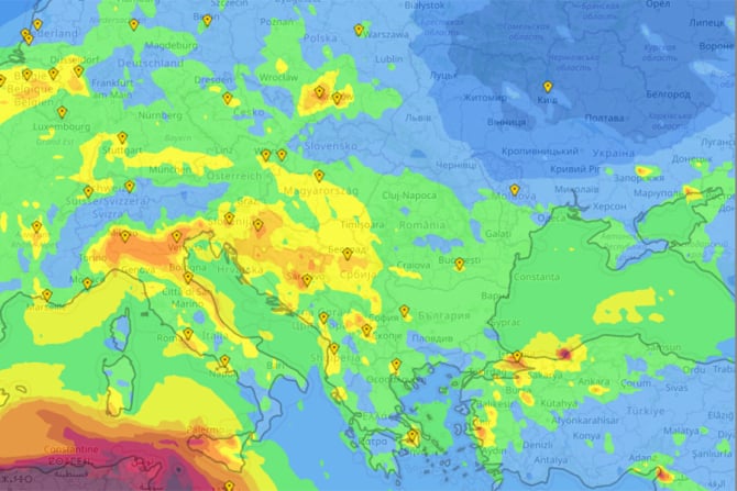 Calitatea aerului în Europa și România