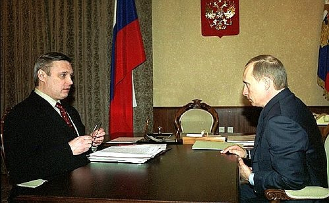 Mihail Kasianov și Vladimir Putin / Foto: Kremlin.ru
