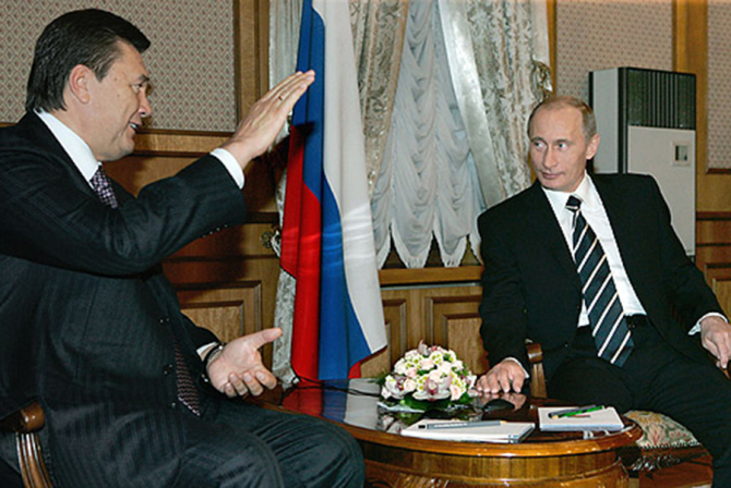 Viktor Ianukovici și Vladimir Putin în 2006 / Foto: Wikipedia