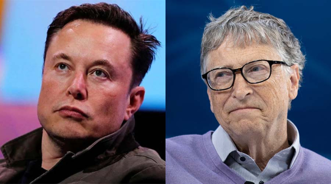 Elon Musk se ciorovăiește cu Bill Gates