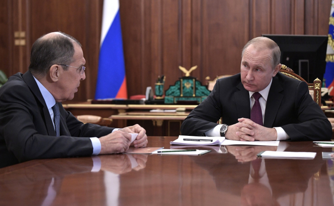 Serghei Lavrov ar putea fi sacrificat de Putin / Foto: kremlin.ru
