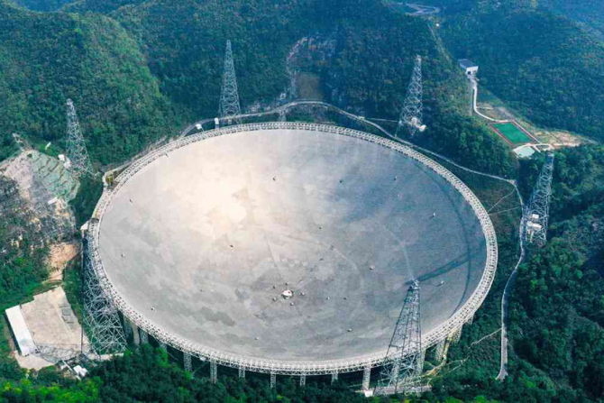 Sky Eye sau Ochiul Cerului, cel mai mare radiotelescop din lume
