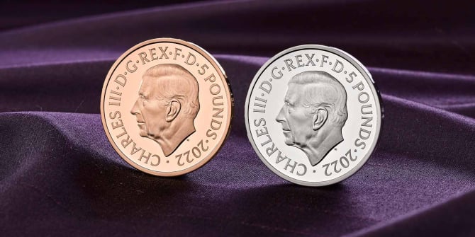 Marea Britanie: Moneda cu efigia regelui Charles al III-lea, dezvăluită de Monetăria Regală / FOTO:  Royal Mint