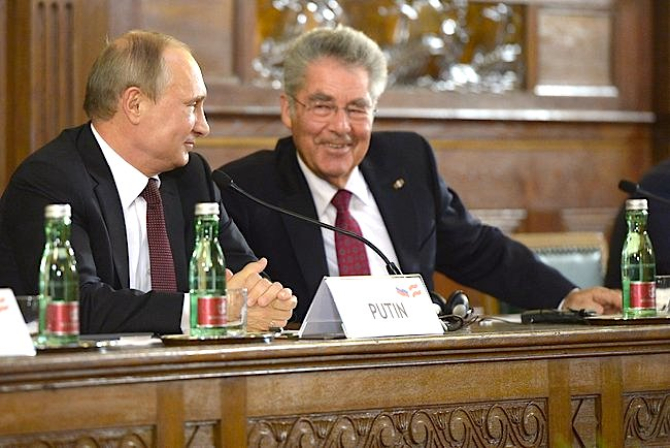 Vladimir Putin primit de Heinz Fischer / Foto: kremlin.ru