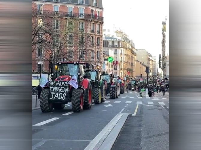 Parisul este paralizat de proteste / Foto: Captura video