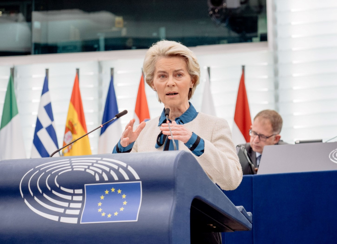 Comisia Europeană dezminte candidatura preşedintei Ursula von der Leyen la conducerea NATO / Foto: Facebook Comisia Europeană