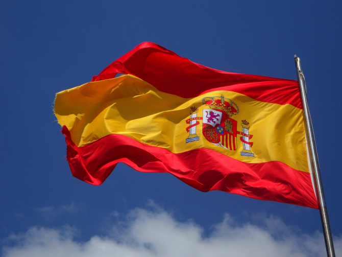 Steagul Spaniei. Foto: Pexels.com