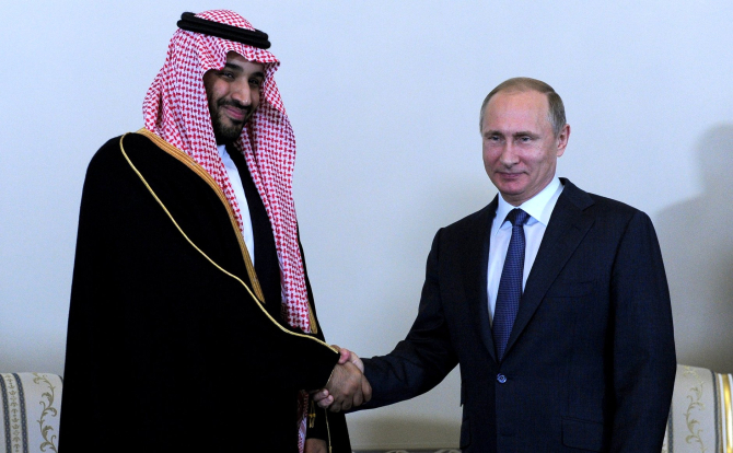 Mohammed bin Salman și Vladimir Putin / Foto: wikimedia