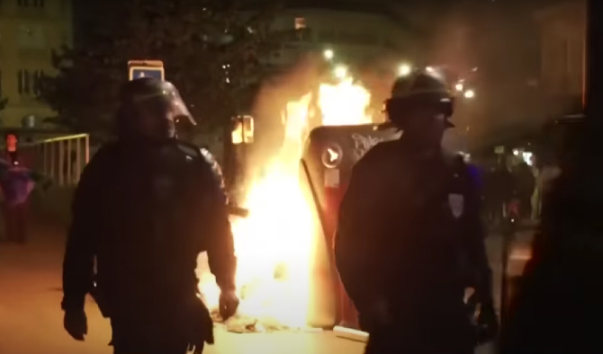 Protestele din Franța au fost extrem de violente
