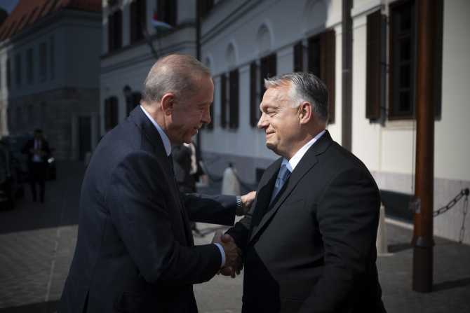 Recep Tayyip Erdogan și Viktor Orban / Foto: MTI