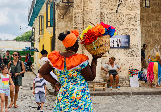 Pe o stradă din Havana 