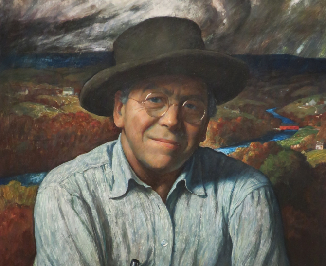 Pictorul Newell Convers Wyeth, a cărui lucrare a fost găsită după 80 de ani 