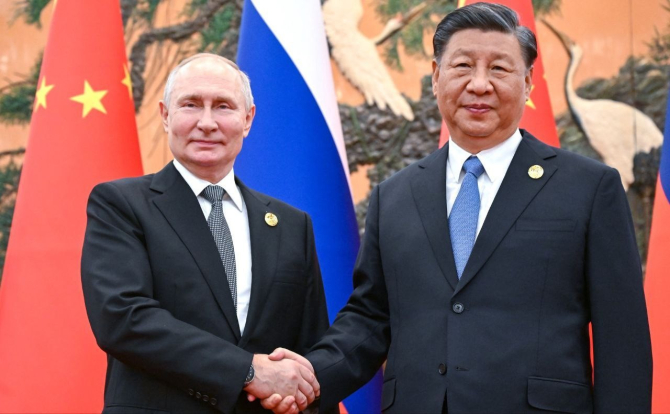 Putin și Xi Jinping / FOTO: MAE rus via Telegram