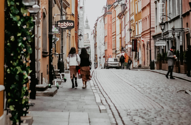 O stradă din Varșovia