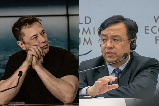 Elon Musk și Wang Chuanfu
