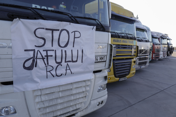 Protestul transportatorilor / Foto: Inquam Photos / Octav Ganea