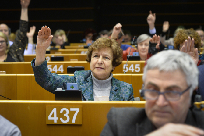 Tatjana Ždanoka este anchetată pentru spionaj în favoarea Rusiei / Foto: Parlamentul European