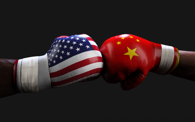 China vs SUA / sursa foto: Freepik.com 