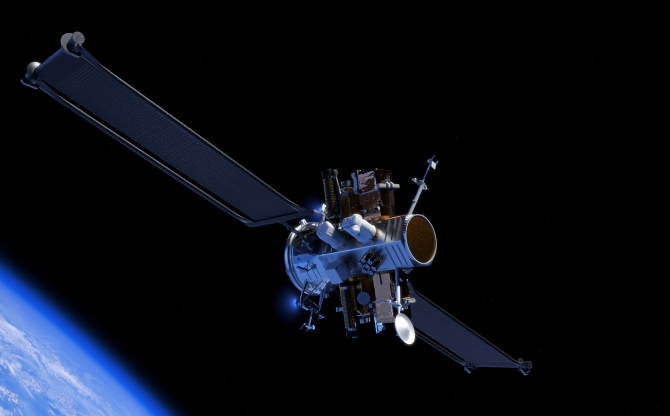 Satelitul Blue Ring / FOTO: Site-ul Blue Origin