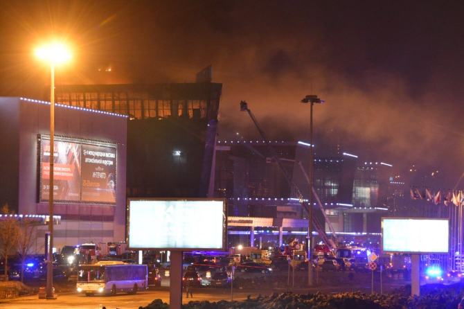 Atac terorist la Moscova / Foto: Telegram