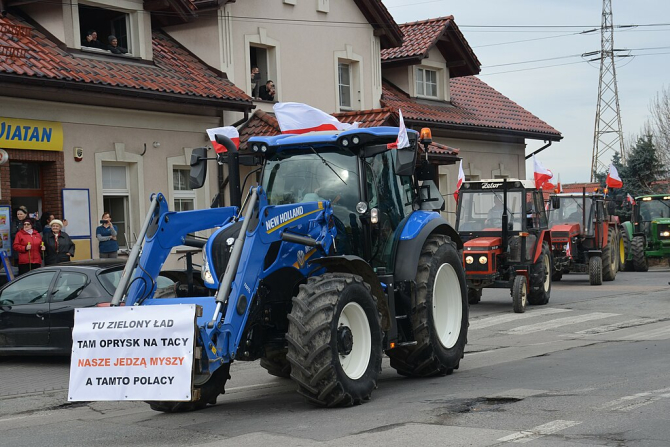 Proteste fermieri polonezi / sursa foto: Wikimedia Commons