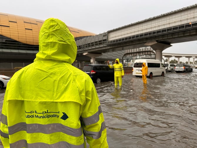 Inundații în Dubai / Foto: Dubai Media Center